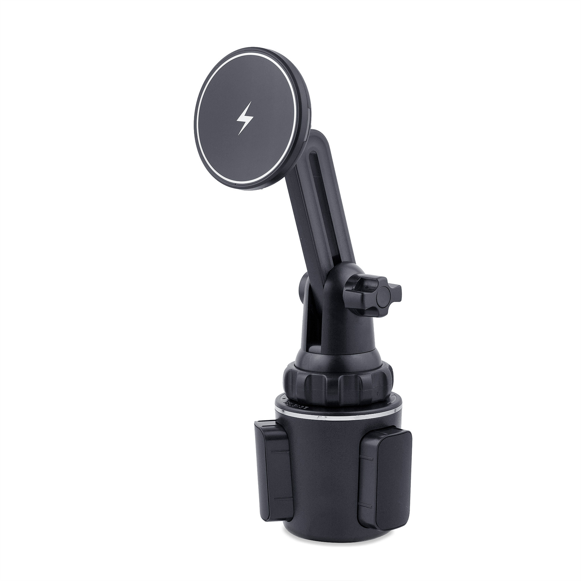 Wireless Car Charger Mount Fast Charging - ที่ชาร์จติดรถ MagSafe 15W, ขาตั้งแม่เหล็กไร้สายสำหรับที่วางแก้ว รองรับ iPhone