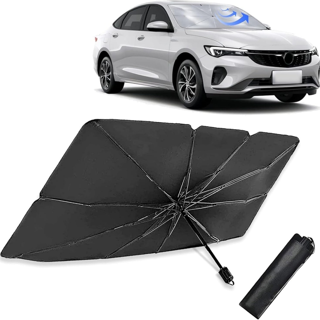 ร่มบังแดดกระจกรถยนต์, 3 ชั้น ก - Car Sunshade Windshield Umbrella Foldable บทวิจารณ์และราคา