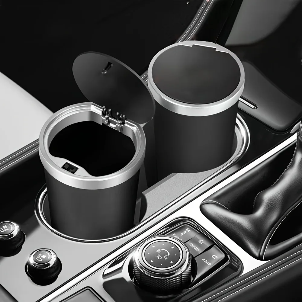 ถังขยะในรถยนต์ขนาดเล็ก กันรั่ว - Waterproof Car Trash Can With Lid บทวิจารณ์และราคา