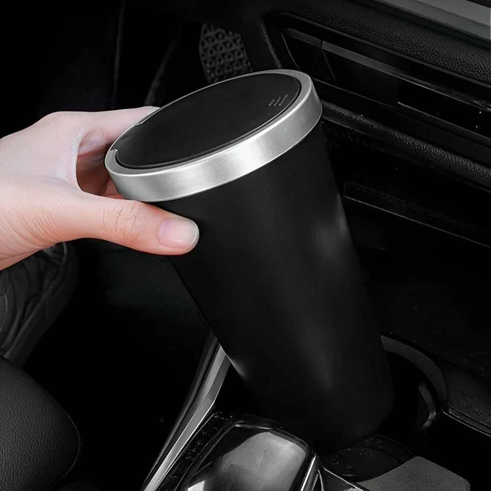 ถังขยะในรถยนต์ขนาดเล็ก กันรั่ว - Waterproof Car Trash Can With Lid บทวิจารณ์และราคา