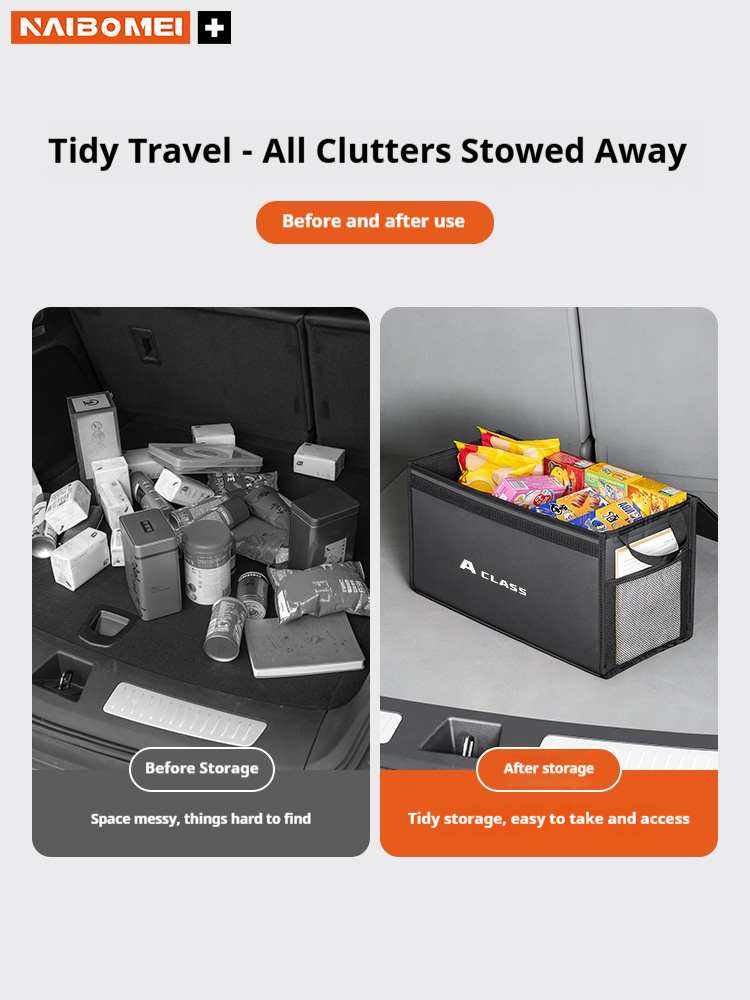 สำหรับรถเมอร์เซเดส-เบนซ์ เอ คล - Car Trunk Organizer Foldable Storage Box บทวิจารณ์และราคา