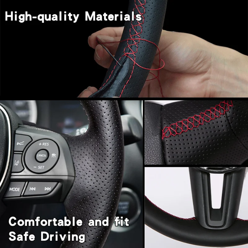 สำหรับอะไหล่รถยนต์ Alfa Romeo  - Car Steering Wheel Cover Anti Slip Breathable บทวิจารณ์และราคา