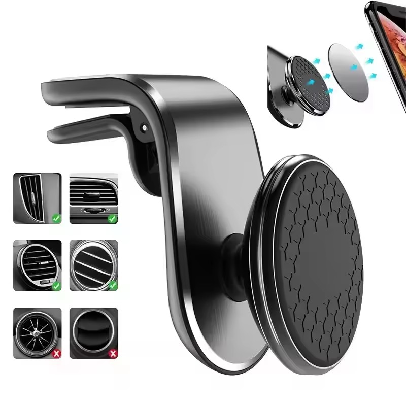 ที่ยึดโทรศัพท์ในรถยนต์แบบแม่เห - Magnetic Phone Holder For Car Vent บทวิจารณ์และราคา