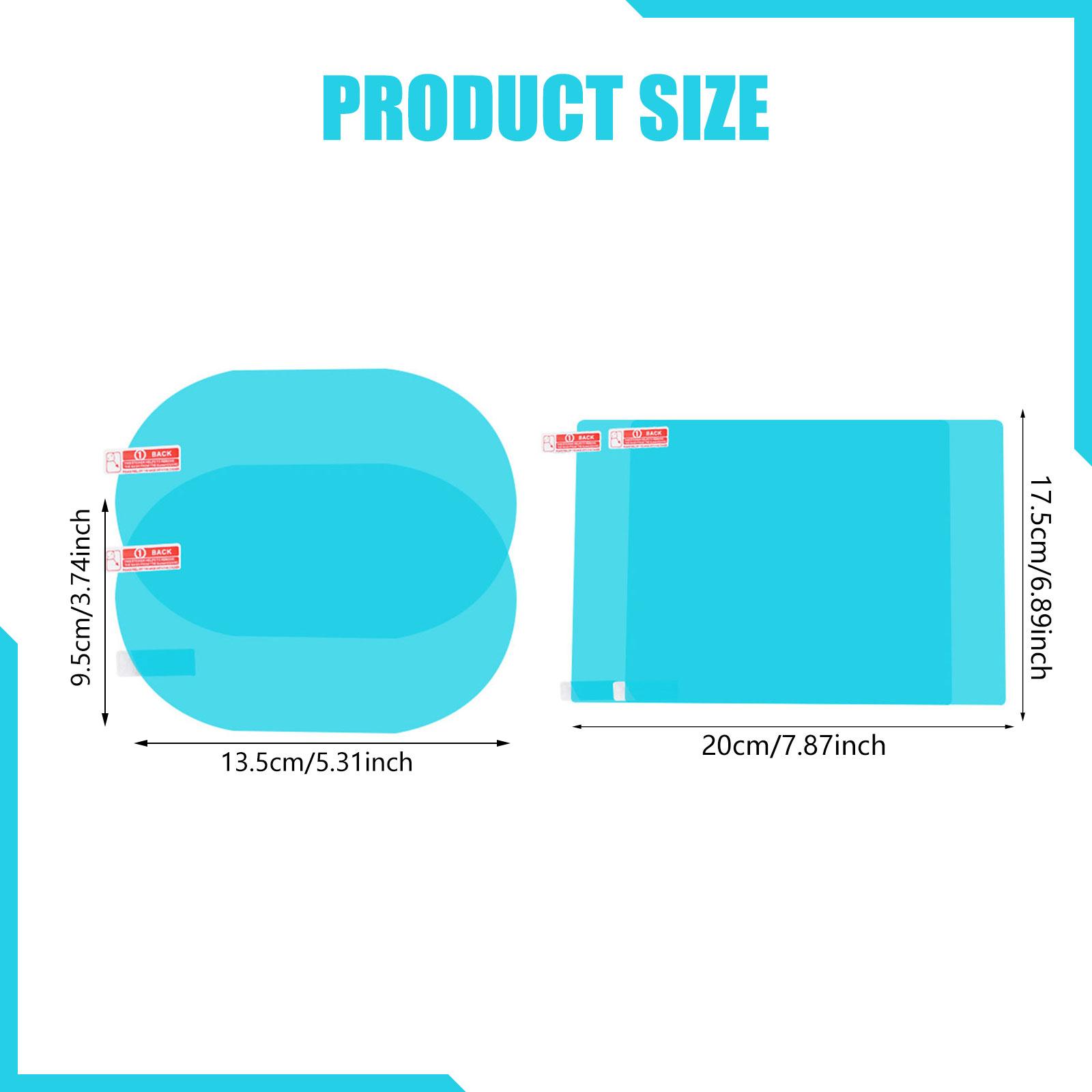 ฟิล์มติดรถยนต์สำหรับกระจกข้าง  - Anti Glare Car Rearview Mirror Film บทวิจารณ์และราคา