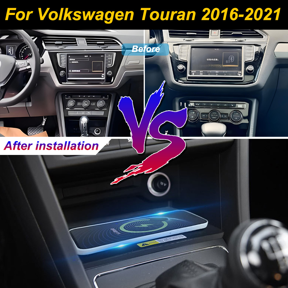 2 Din สำหรับรถยนต์ Volkswagen  - Wireless Car Charger Mount Fast Charging บทวิจารณ์และราคา