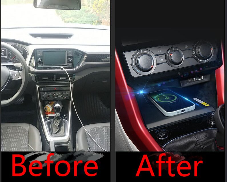 ที่ชาร์จโทรศัพท์มือถือไร้สายใน - Wireless Car Charger Mount Fast Charging บทวิจารณ์และราคา