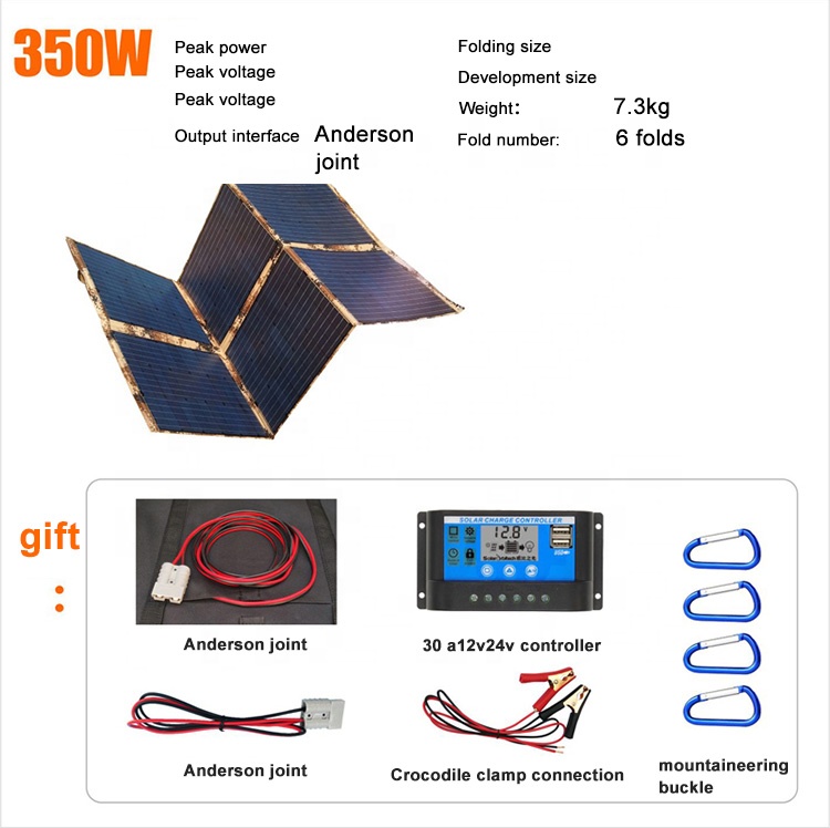 แผงโซลาร์เซลล์แบบยืดหยุ่น 350W - Car Electronics บทวิจารณ์และราคา