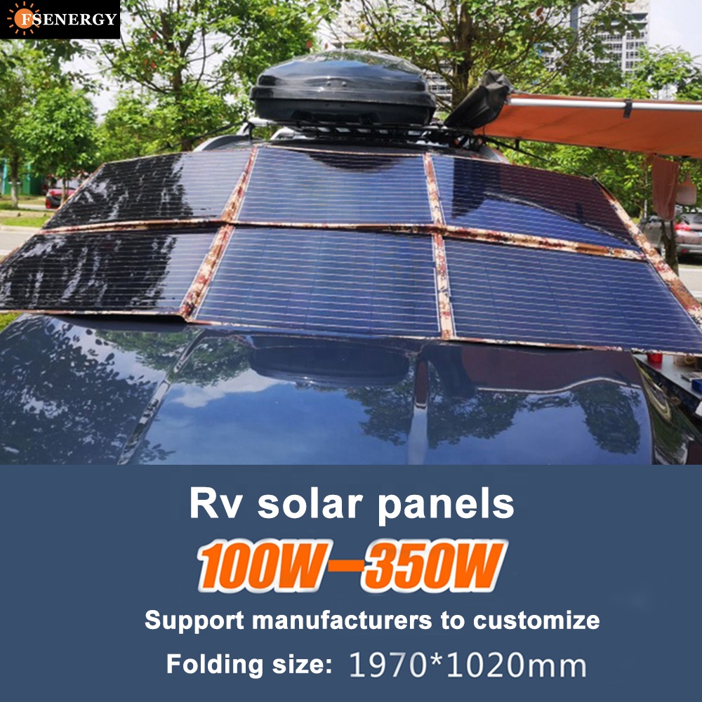 แผงโซลาร์เซลล์แบบยืดหยุ่น 350W - Car Electronics บทวิจารณ์และราคา