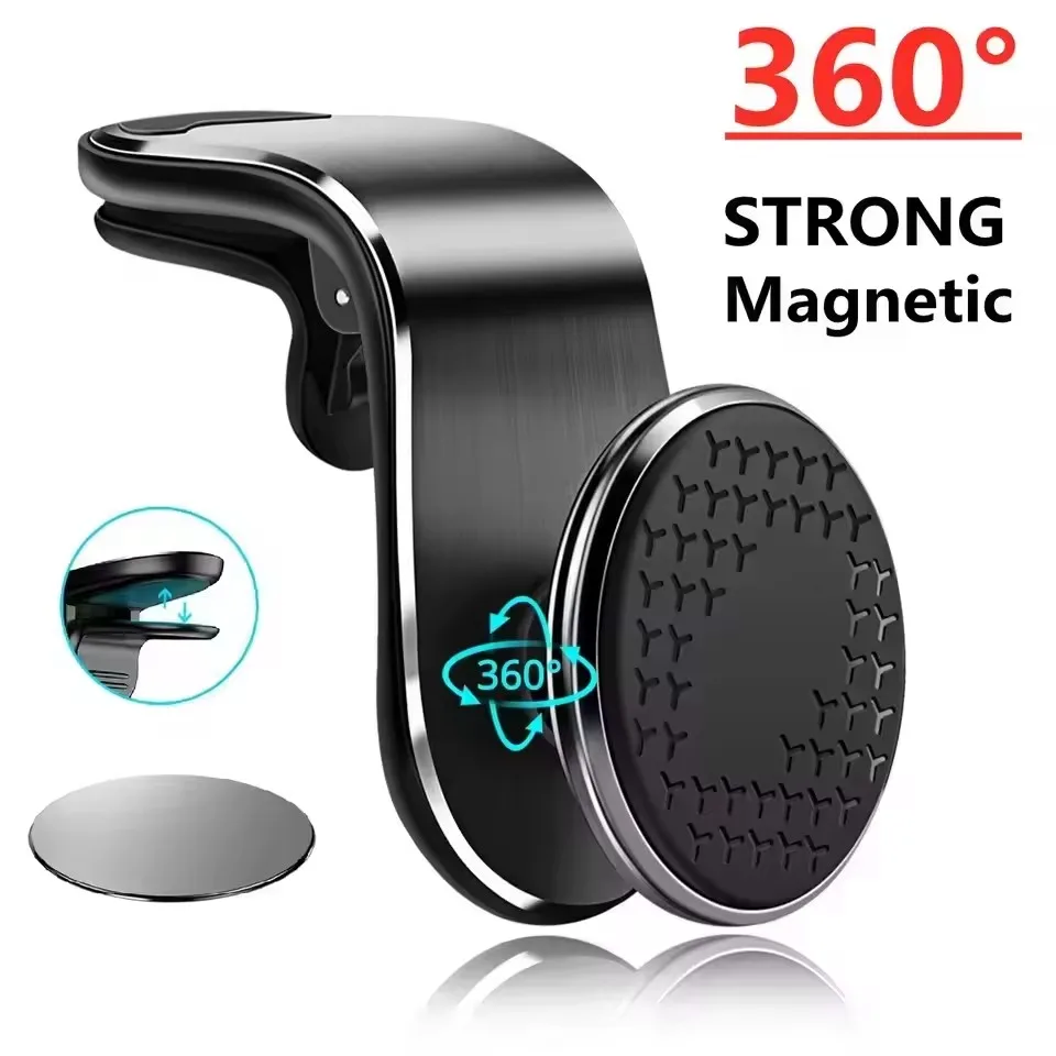 ที่วางโทรศัพท์ในรถยนต์แบบแม่เห - Magnetic Phone Holder For Car Vent บทวิจารณ์และราคา